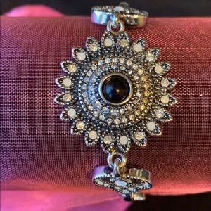 Magnolia and vine bracelet